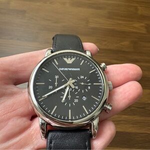 Emporio Armani AR1828 Men's Watch Solid Stainless Steel 50 Meters/5 ATM